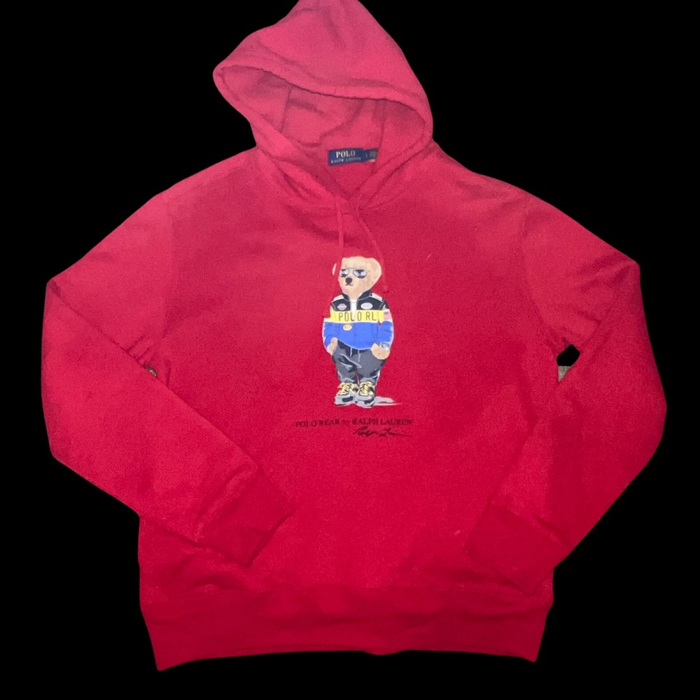 Polo Ralph Lauren Men's Polo Bear Fleece Hoodie - Picture 2 of 4
